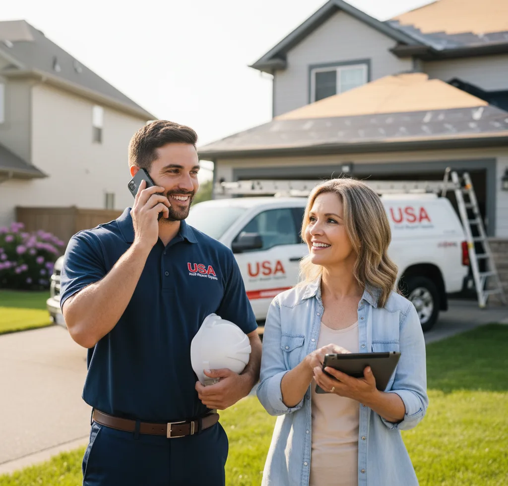USA Roof Repair Experts customer support in Cedar Grove